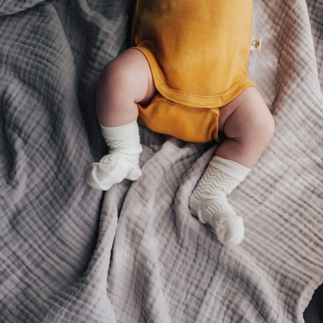 Pearl Crew Socks 0 - 3 MONTHS - Lou & Olly Limited