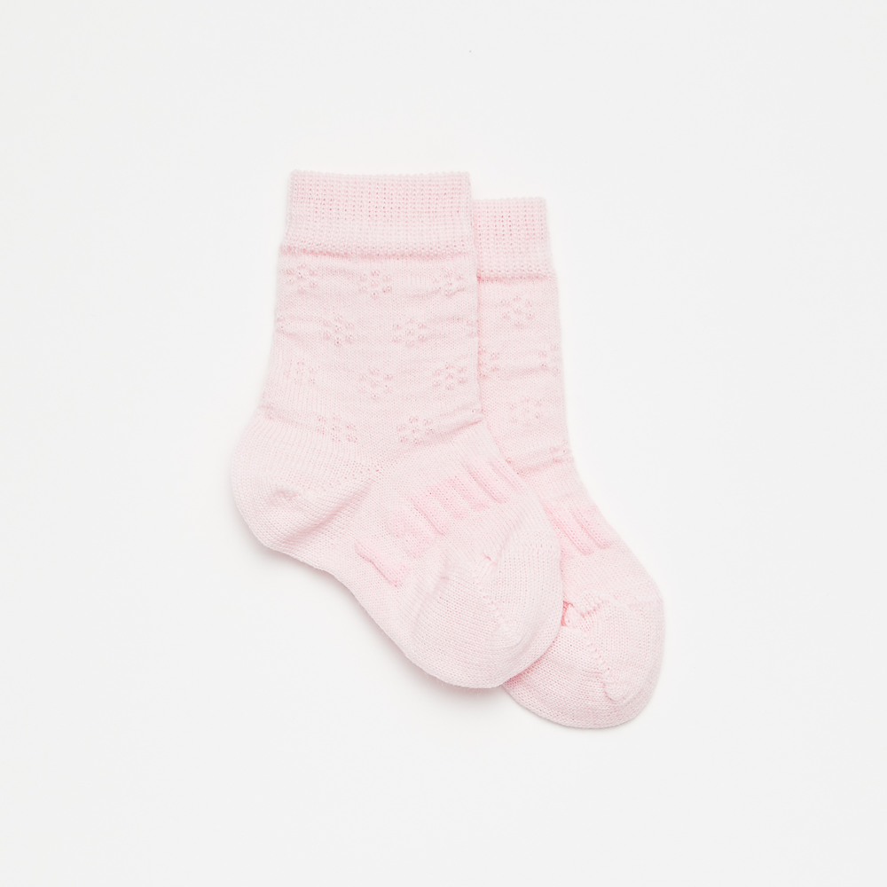 Dahlia Crew Socks  0 - 3 MONTHS - Lou & Olly Limited