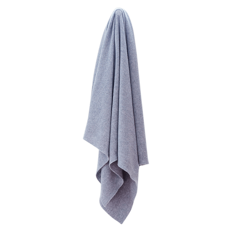 Grey Lightweight Super Soft Blanket - Lou & Olly Limited