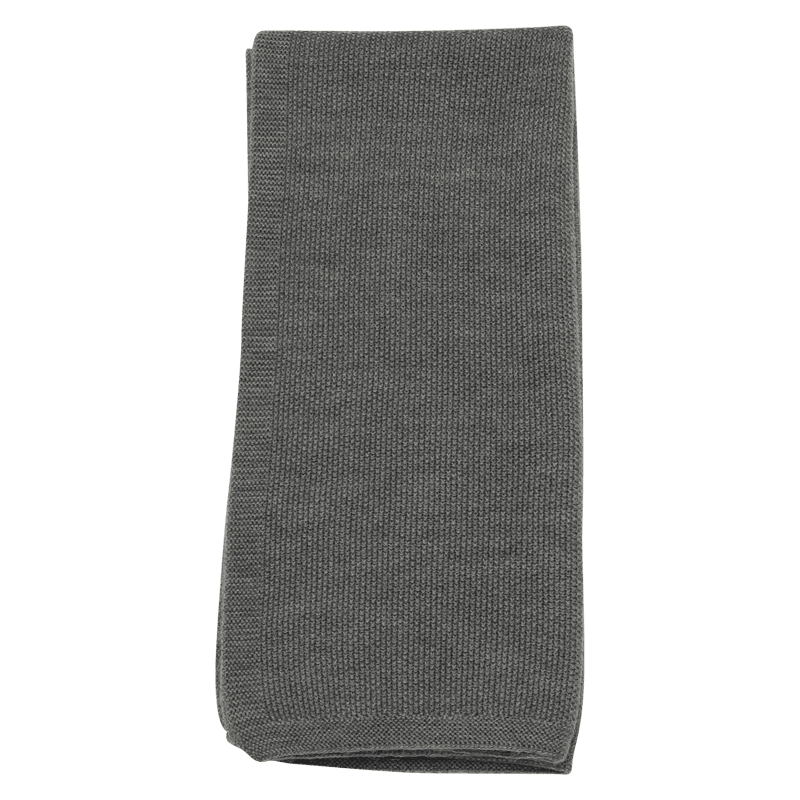 Grey Moss Stitch Blanket - Lou & Olly Limited
